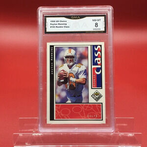 1998 UD Choice Peyton Manning Graded 8 Card #193